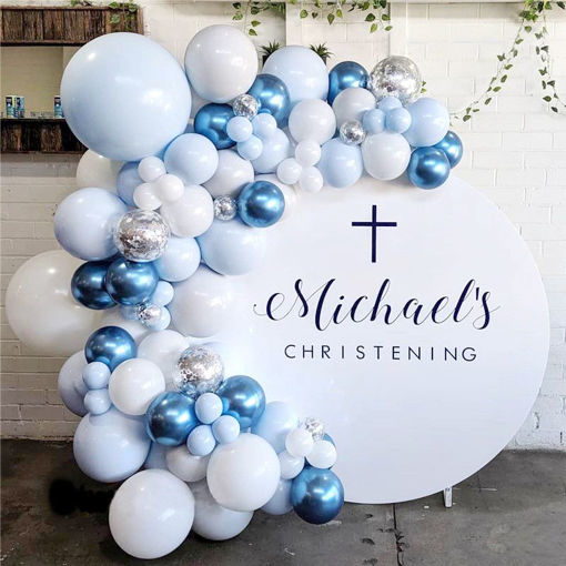 Picture of BALLOON GARLAND BLUE SHADES